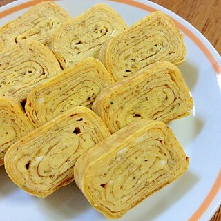 ごま風味の☆玉子焼き